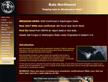 Tablet Screenshot of batsnorthwest.org